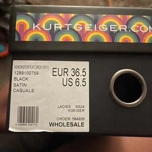 Black diamond Kurt Geiger sandals men 6.5 never worn